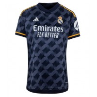 Camiseta Real Madrid Kylian Mbappe #9 Segunda Equipación Replica 2023-24 para mujer mangas cortas